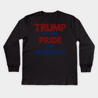 Trump 2024 I Will Be Back Kids Long Sleeve T-Shirt